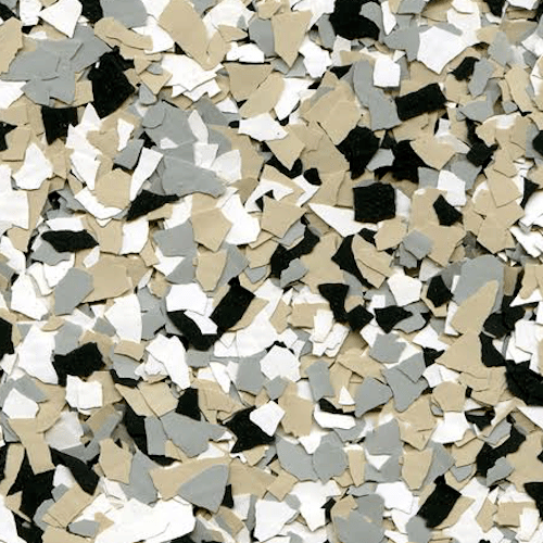 Mediterranean Flake - MotorCity Floors and Coatings Mediterranean Flake