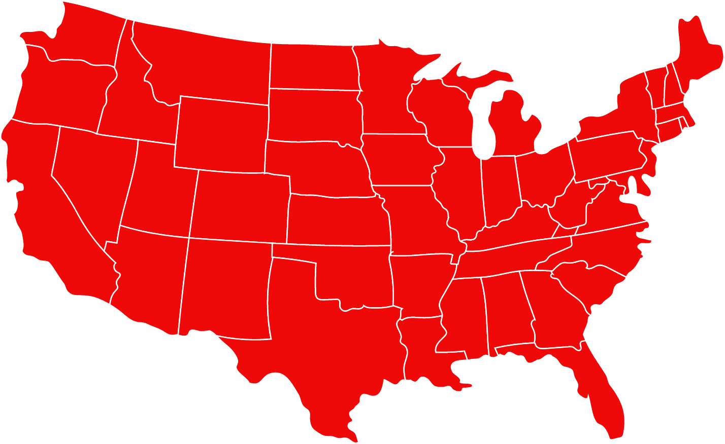 Map of the United States