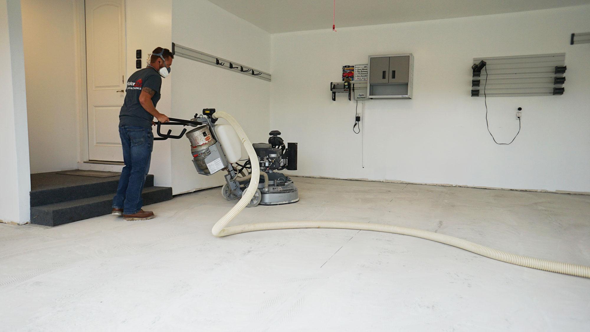 Concrete Floor Coating Process