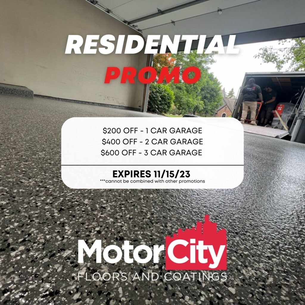 Promotions MotorCity Floors and Coatings