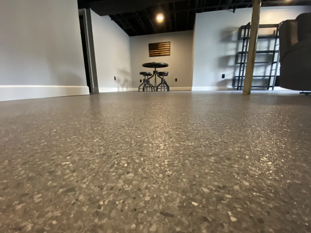 A garage floor coating increases your home value by improving its looks
