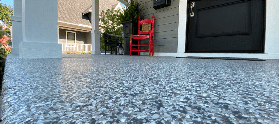 Polyaspartic patio coating is a practical, durable solution to the problem of outdoor coating in the cold climate of Michigan