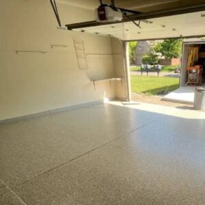 New Polyurea Garage Floor coating - Amber Dr Farmington Hills MI - 2