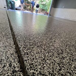 New Polyurea-Polyaspartic garage floor coating - Longford Drive Rochester Hills - 1