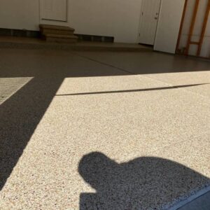 New polyurea concrete garage floor coatingFarmington Hills Shadowglen Dr - 1