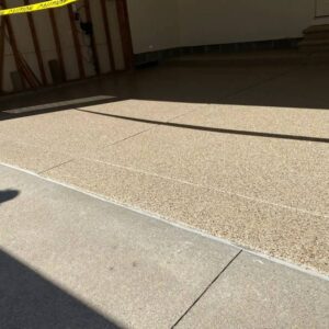 New polyurea concrete garage flooring Farmington Hills Shadowglen Dr - 4