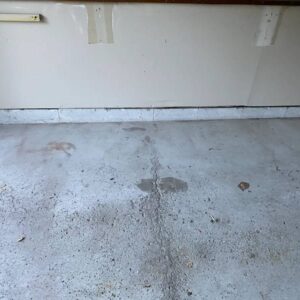 Old Concrete garage floor - Juniper Ct Farmington Hills MI - 3