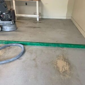Old concrete garage Floor - Preparations - Snowy Owl Ct Rochester Hills - 1