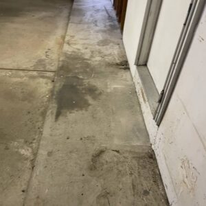Old garage flooring Farmington Hills Oak Forest Dr - 3