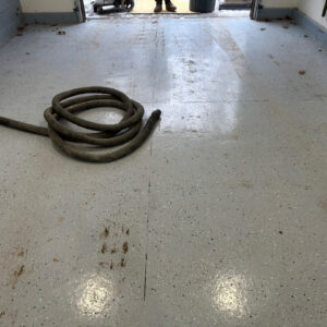 Epoxy Coating on old garage floor - 1 - Kimberley Road Ann Arbor MI