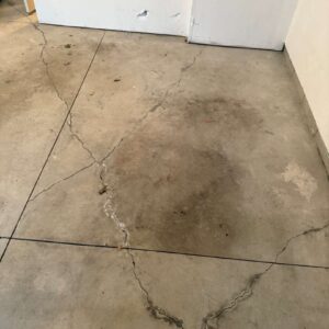 Old garage concrete floor – 1 – George Street michigan