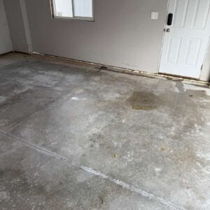 Old garage concrete floor – 1 – Webster Street michigan