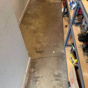 Old garage concrete floor – 1 – West Lincoln Street michigan