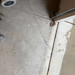 Old garage concrete floor – 2 – George Street michigan