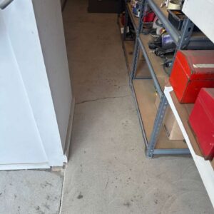 Old garage concrete floor – 6 – Grinded ready for patch West Lincoln Street michigan