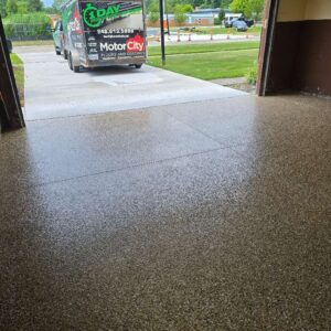 New-polyaspartic-garage-floor-coating – 15 – Longfellow Drive Troy michigan
