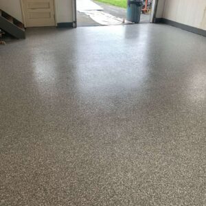 New-polyaspartic-garage-floor-coating – 17 – Vanderpool Ave Troy michigan