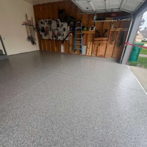 New-polyaspartic-garage-floor-coating – 8 – Pioneer Drive Ypsilanti Michigan