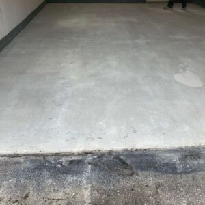Old garage concrete floor – 10 – Regrinded mender Vanderpool Ave Troy michigan