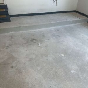 Old garage concrete floor – 11 – Patch grinded Whitney Ct Troy michigan