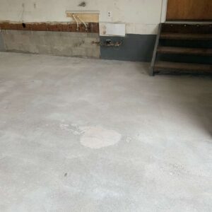 Old garage concrete floor – 11 – Regrinded mender Vanderpool Ave Troy michigan