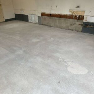 Old garage concrete floor – 12 – Regrinded mender Vanderpool Ave Troy michigan