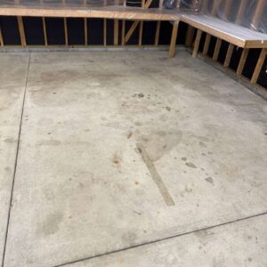 Old garage concrete floor – 2 – Forest Ave Ypsilanti Michigan