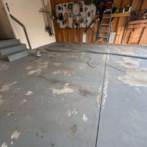 Old garage concrete floor – 2 – Pioneer Drive Ypsilanti Michigan