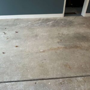 Old garage concrete floor – 2 – Sterritt Street Utica Michigan