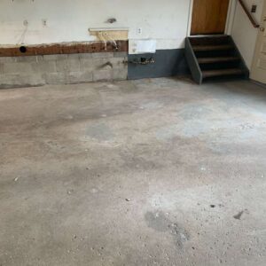 Old garage concrete floor – 4 – Vanderpool Ave Troy michigan