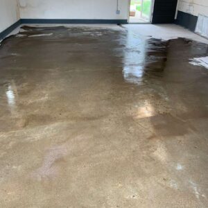 Old garage concrete floor – 5 – Mendered Vanderpool Ave Troy michigan