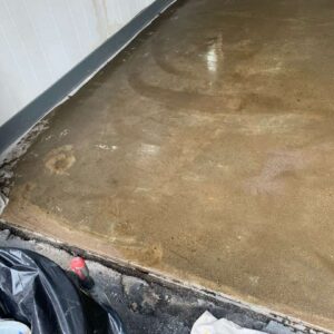 Old garage concrete floor – 6 – Mendered Vanderpool Ave Troy michigan