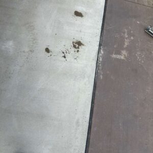 Old garage concrete floor – 6 – Patch Forest Ave Ypsilanti Michigan