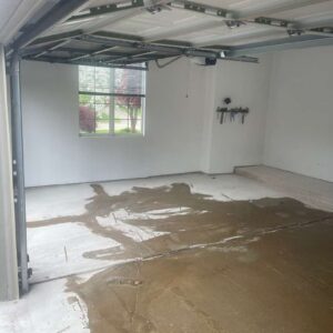 Old garage concrete floor – 6 – Patch Lexington Drive Troy michigan