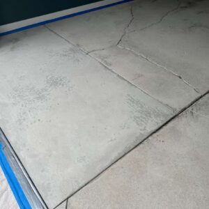 Old garage concrete floor – 7 – Grinded or Mendered Sterritt Street Utica Michigan
