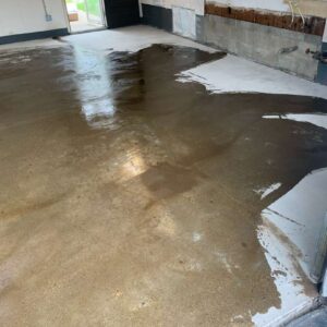 Old garage concrete floor – 7 – Mendered Vanderpool Ave Troy michigan
