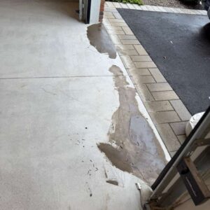 Old garage concrete floor – 7 – Parkridge Drive Utica Michigan