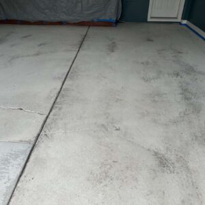 Old garage concrete floor – 8 – Grinded or Mendered Sterritt Street Utica Michigan