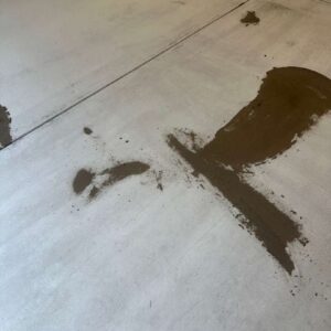 Old garage concrete floor – 8 – Patch Forest Ave Ypsilanti Michigan