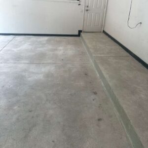 Old garage concrete floor – 9 – Patch grinded Whitney Ct Troy michigan